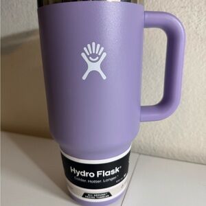 Hydro Flask Purple Travel Mug with Handle
